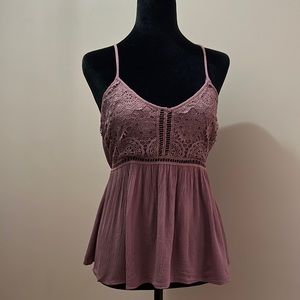 Lace tank top